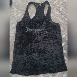 Vintage Orangetheory Burnout Racerback Tank Top - Black